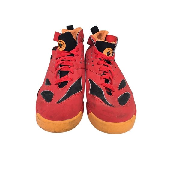 Nike Men's Air Tech Challenge Hrche 630957-600 Basketball Shoe Crimson Red 12M - Picture 6 of 7